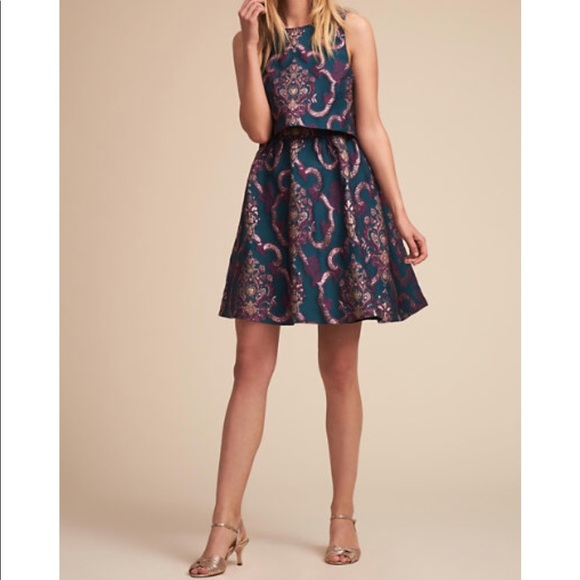 Anthropologie Dresses Bhldn Stowe Dress Wedding Guest Dress Poshmark